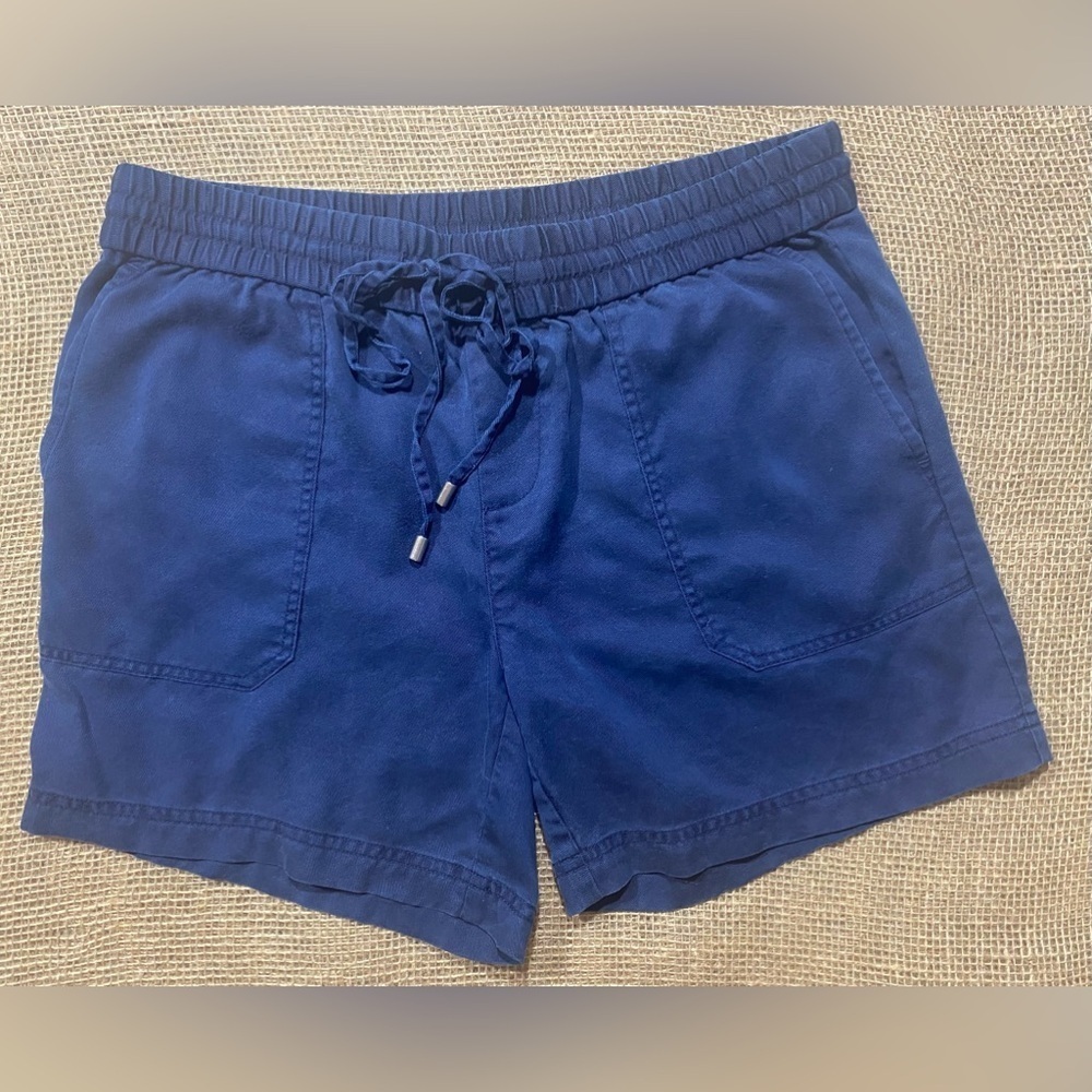 Lauren Ralph Lauren Navy Blue Shorts, Size 2, Elastic Waist w/Drawstring